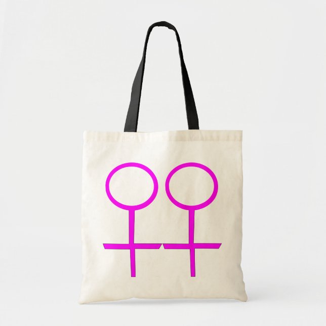 Bolsa Tote Saco de Tote de Amantes Lésbicas (Frente)