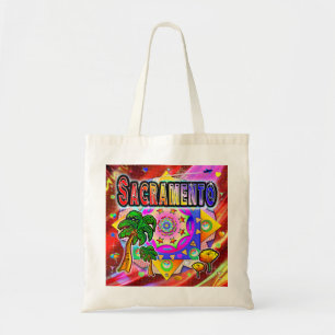 Bolsa Tote Saco de Tote de Amigos Tropicais de Sacramento