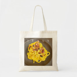 Bolsa Tote Saco de tote de carbonara de espaguete italiano