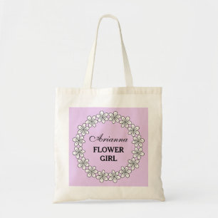 Bolsa Tote Saco de tote de casamento de uma floricultura pers