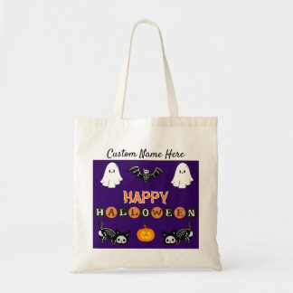 Bolsa Tote Saco de Tote de Cat Halloween - Personalizar