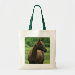 Bolsa Tote Saco de Tote de Cavalo de Castanha