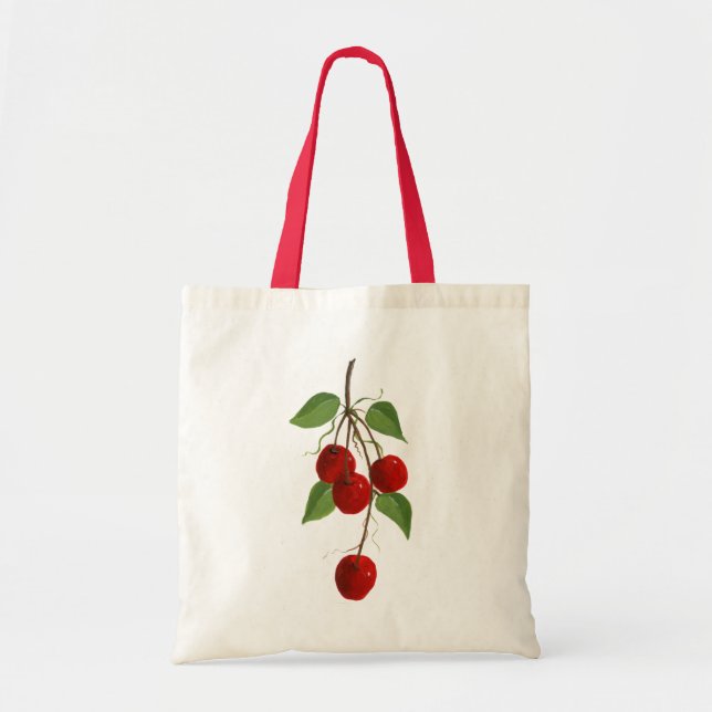 Bolsa Tote Saco de Tote de Cerejas (Frente)