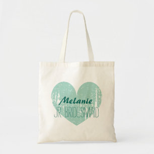 Bolsa Tote Saco de tote de dama de honra júnior personalizad