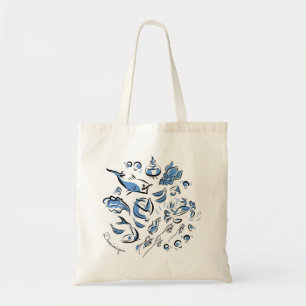 Bolsa Tote Saco de Tote de Desenho de Tinta Chinesa Personali