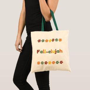 Bolsa Tote Saco de tote de eluia com flores de outono