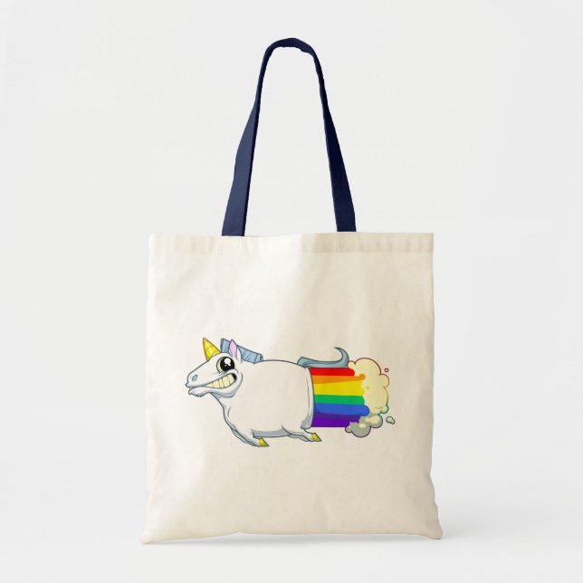 Bolsa Tote Saco de Tote de Farts do Unicorn (Frente)