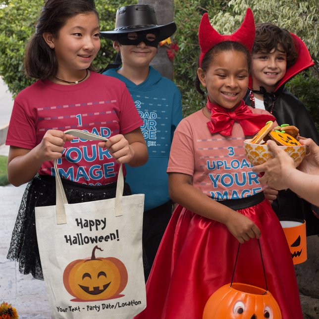 Bolsa Tote Saco de Tote de Festa de Halloween Personalizável (Personalize your Candy Tote Bag!)