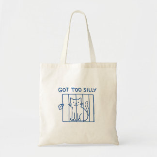 Bolsa Tote Saco de Tote de Gato Engraçado - Ficou Muito Bobo