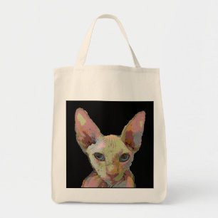BOLSA TOTE SACO DE TOTE DE GATO SEM FIO SPHYNX HAIRLESS