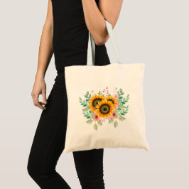Bolsa Tote Saco de Tote de Girassol