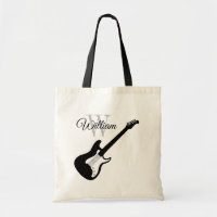 Saco de tote de guitarra elétrica para professor e