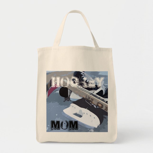 Bolsa Tote Saco de Tote de MÃES de hóquei (Frente)