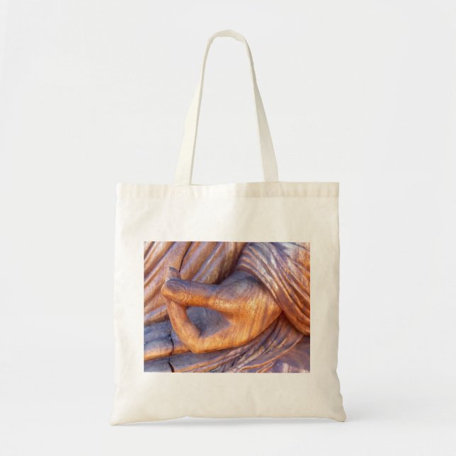Bolsa Tote Saco de tote de mão Buda (Frente)