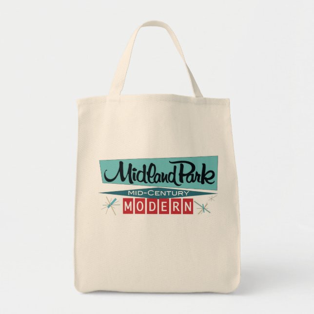 Bolsa Tote Saco de tote de mercearia moderno do século V (Frente)