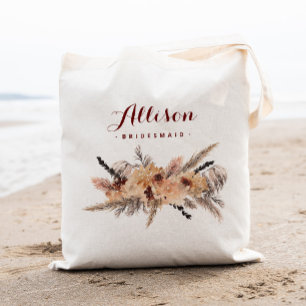 Bolsa Tote Saco de Tote de Noiva Dama de Honra Pampas