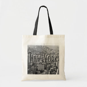 Bolsa Tote Saco de Tote de Nova Iorque - Cinza