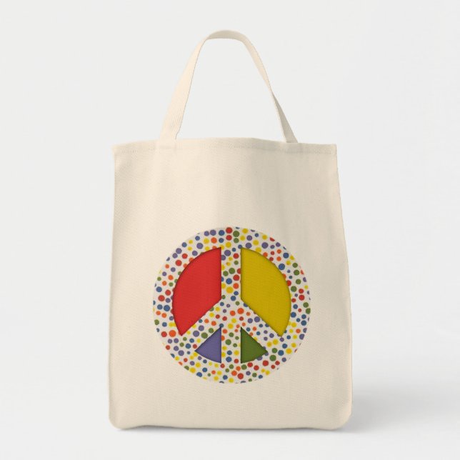 Bolsa Tote Saco de Tote de Paz (Frente)