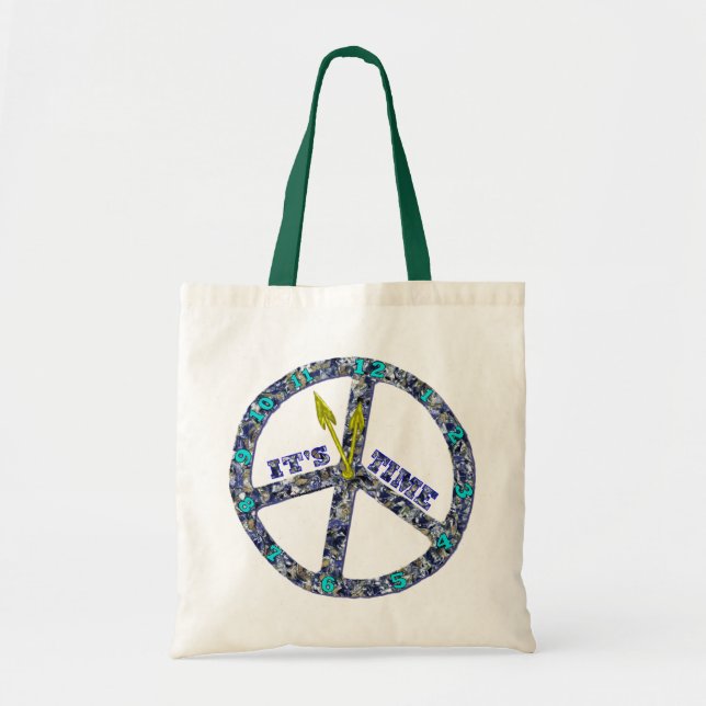 Bolsa Tote Saco de tote de paz (Frente)