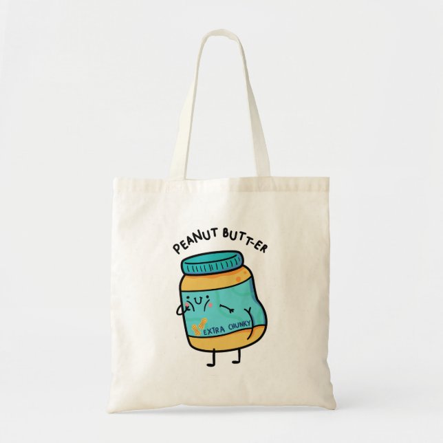 Bolsa Tote Saco de Tote de Peanut com Bumbum de Peanut (Frente)