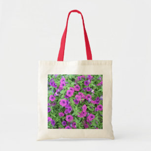 Bolsa Tote Saco de Tote de Petunias Roxo