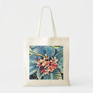 Bolsa Tote Saco de tote de plumeria havaiana
