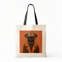 Saco de Tote de Pug Incrivelmente Spooky