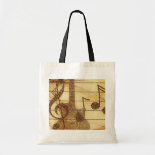 Bolsa Tote Saco de Tote de Violão e Música