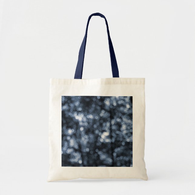 Bolsa Tote Saco de Tote do Bokeh Azul (Frente)