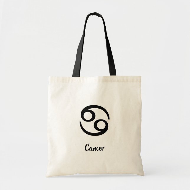 Bolsa Tote Saco de Tote do Cancer Zodíaco (Frente)