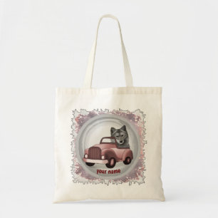 Bolsa Tote Saco de Tote do Carro de Condução de Lobo