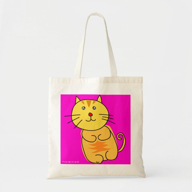 Bolsa Tote Saco de Tote do Chubby Cat (Frente)
