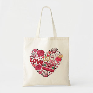 Bolsa Tote Saco de Tote do Dia do Namorados Romântico - Bonit