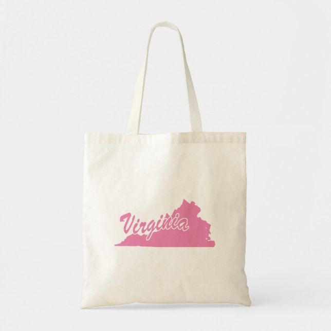 Bolsa Tote Saco De Tote Do Estado De Virgínia (Frente)