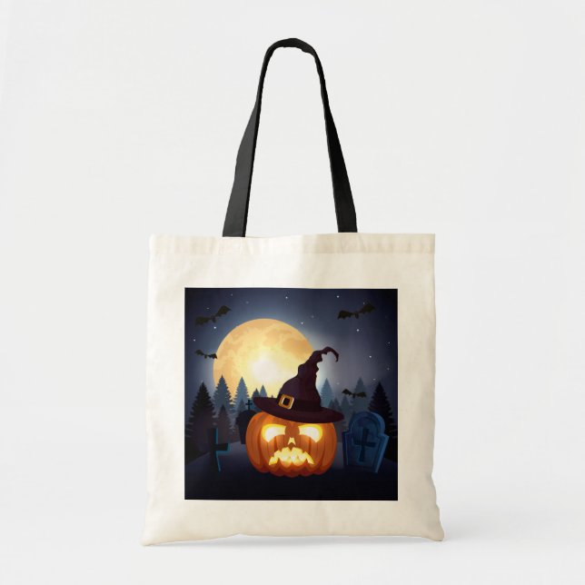 Bolsa Tote Saco de Tote do Halloween (Frente)