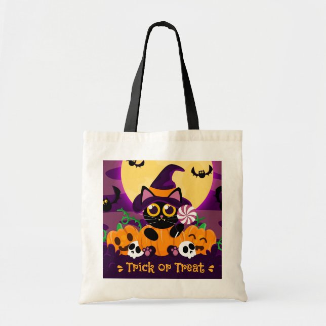 Bolsa Tote Saco de Tote do Halloween (Frente)