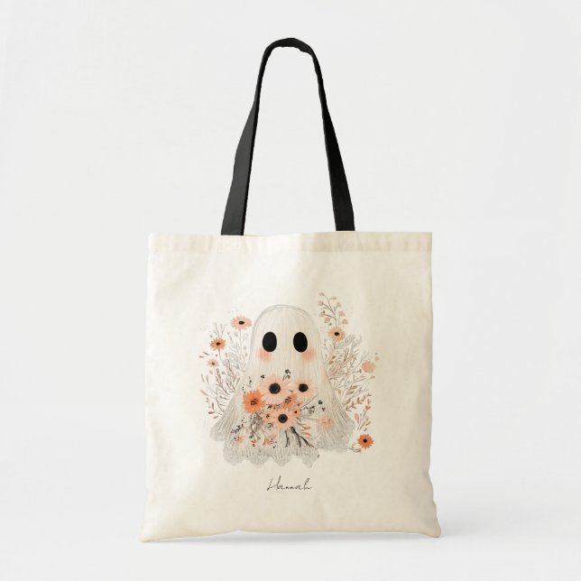Bolsa Tote Saco de Tote do Halloween (Frente)