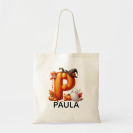 Bolsa Tote Saco de Tote do Halloween Monograma Personalizado