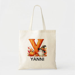 Bolsa Tote Saco de Tote do Halloween Monograma Personalizado