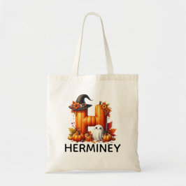 Bolsa Tote Saco de Tote do Halloween Monograma Personalizado