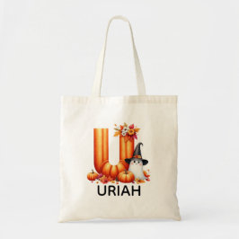 Bolsa Tote Saco de Tote do Halloween Monograma Personalizado