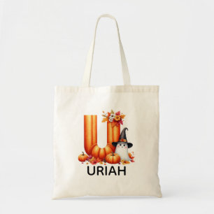 Bolsa Tote Saco de Tote do Halloween Monograma Personalizado