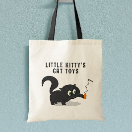 Bolsa Tote Saco de Tote do Lover de Gato Preto Personalizado