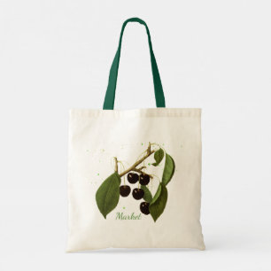 Bolsa Tote Saco de Tote do Mercado de Cerejas Botânicas Reuti