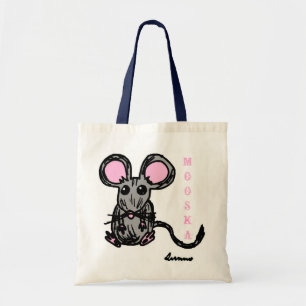 Bolsa Tote Saco de Tote do Rato Mooska Cute