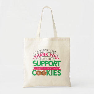 Bolsa Tote Saco de Tote do Scout Cookie para Meninas