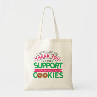 Bolsa Tote Saco de Tote do Scout Cookie para Meninas