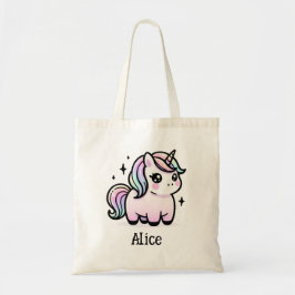 Bolsa Tote Saco de Tote do Unicórn Cute Personalizado