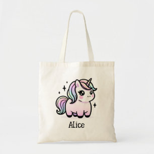 Bolsa Tote Saco de Tote do Unicórn Cute Personalizado