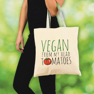 Bolsa Tote Saco de Tote do Vegan Pun